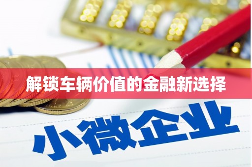 山城解锁车辆价值的金融新选择