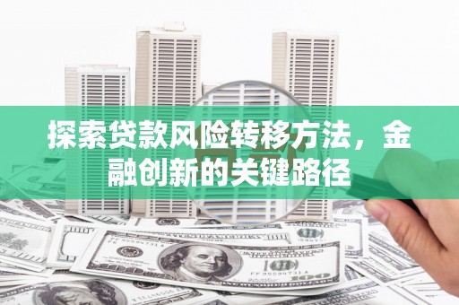 山城探索贷款风险转移方法，金融创新的关键路径