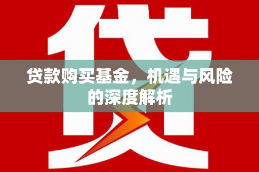山城贷款购买基金，机遇与风险的深度解析