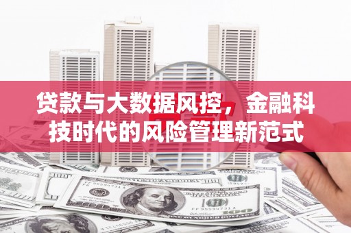 山城贷款与大数据风控，金融科技时代的风险管理新范式