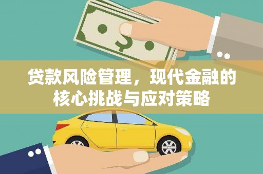 山城贷款风险管理，现代金融的核心挑战与应对策略
