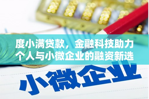 山城度小满贷款，金融科技助力个人与小微企业的融资新选择