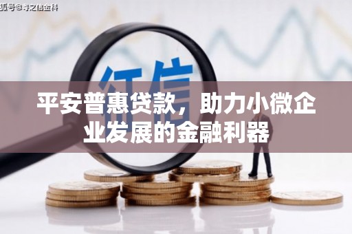 山城平安普惠贷款，助力小微企业发展的金融利器