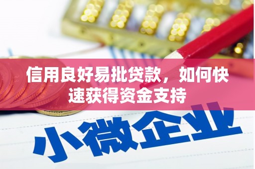 山城信用良好易批贷款，如何快速获得资金支持