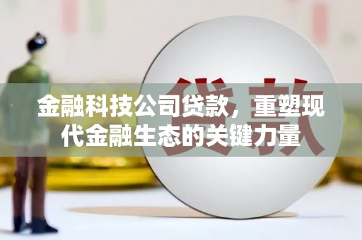 山城金融科技公司贷款，重塑现代金融生态的关键力量