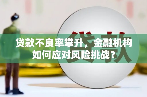 山城贷款不良率攀升，金融机构如何应对风险挑战？
