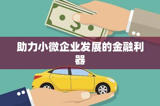 山城助力小微企业发展的金融利器