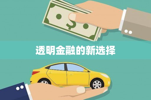 山城透明金融的新选择